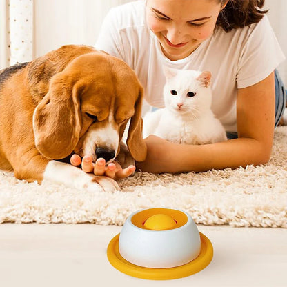 Pet Feeding Dispenser Dog Cat Puppy Lick Toy Puzzle Toys For Bored Pet Slow Feeder Supplies For Healthy Eating Food Crate