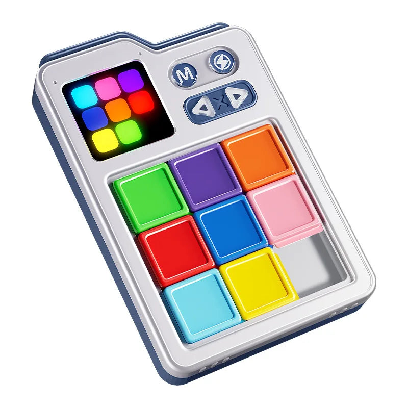 Huarong road LCD Sliding Magnetic Thinking Logic Electronic Puzzle Building Blocks Puzzle Stress Relieving Toy gifts for kids