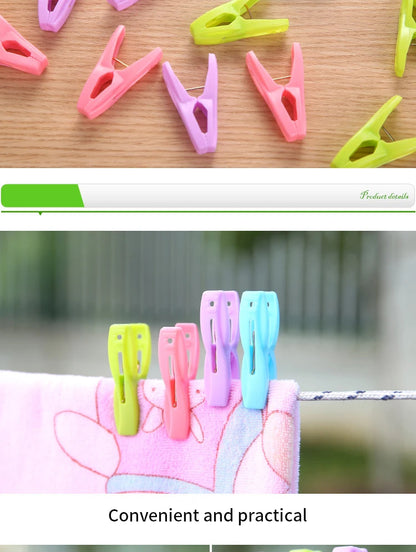 80/40/20PCS - Clothes drying clip, sock clip, windproof clip - suitable for drying clothes, socks, blankets, etc