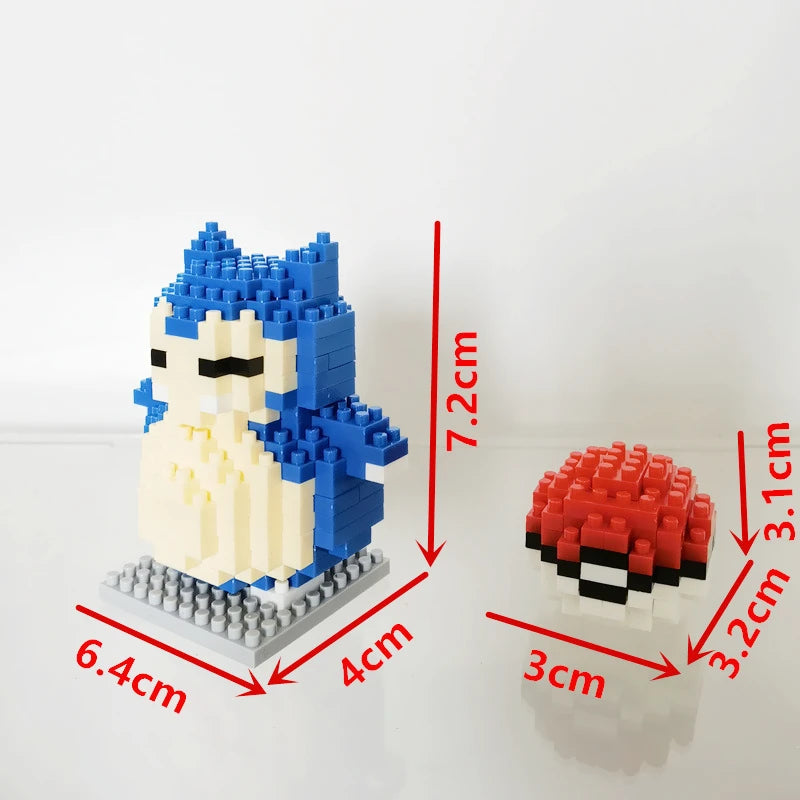 75 Style Building Blocks Assembly Anime Picachu Charizard Doll Blastoise Bulbasaur Gengar Bricks Figures Toy for Kid Gift