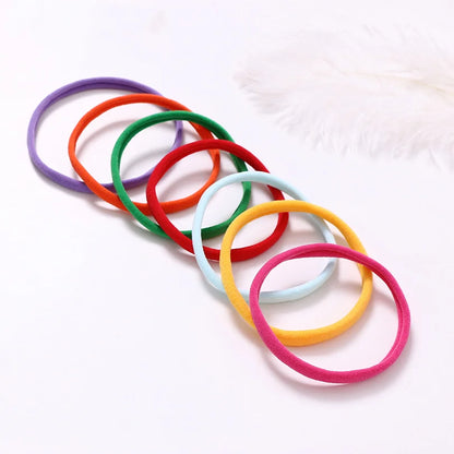 10pcs/lot Nylon Headband Baby Girl Accessories For Children's Hair Elastic Bands For Girls Toddler Headdress Baby Turban