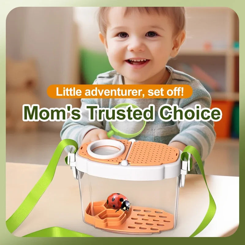 Novel Insect Observation Box Outdoor Collection Telescope Tadpole Butterfly Silkworm Biological Experiment Capture Tool