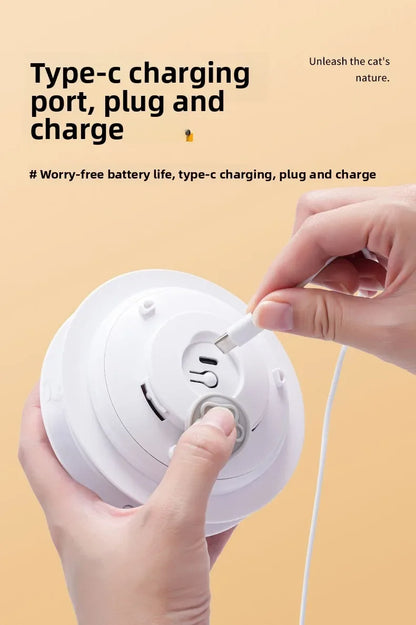 Electric cat turntable pet toy self-stimulating and relieving boredom automatic intelligent cat funny stick sports consumption