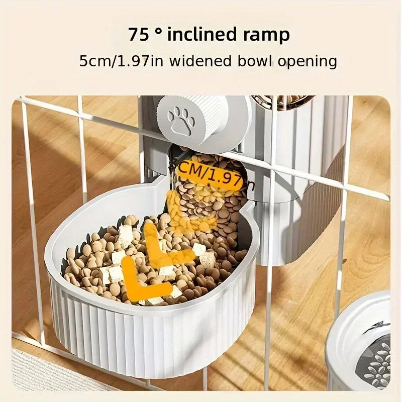 New Tepy Gravity Pet Auto Feeder Waterer Dog Water Supplies Hanging Cage Dog Basin Cat Bowl Automatic Feeder Pet Supplies