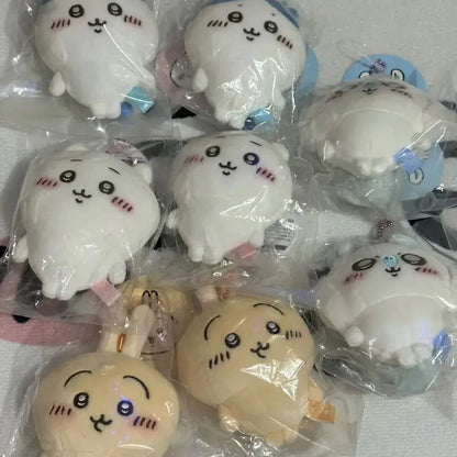 13cm jiyi Anime Plush Doll Kawaii Usachi Plush Keychain Hachiware Stuffed Plushie Pendant Cute Backpacks Ornaments Toy Gifts