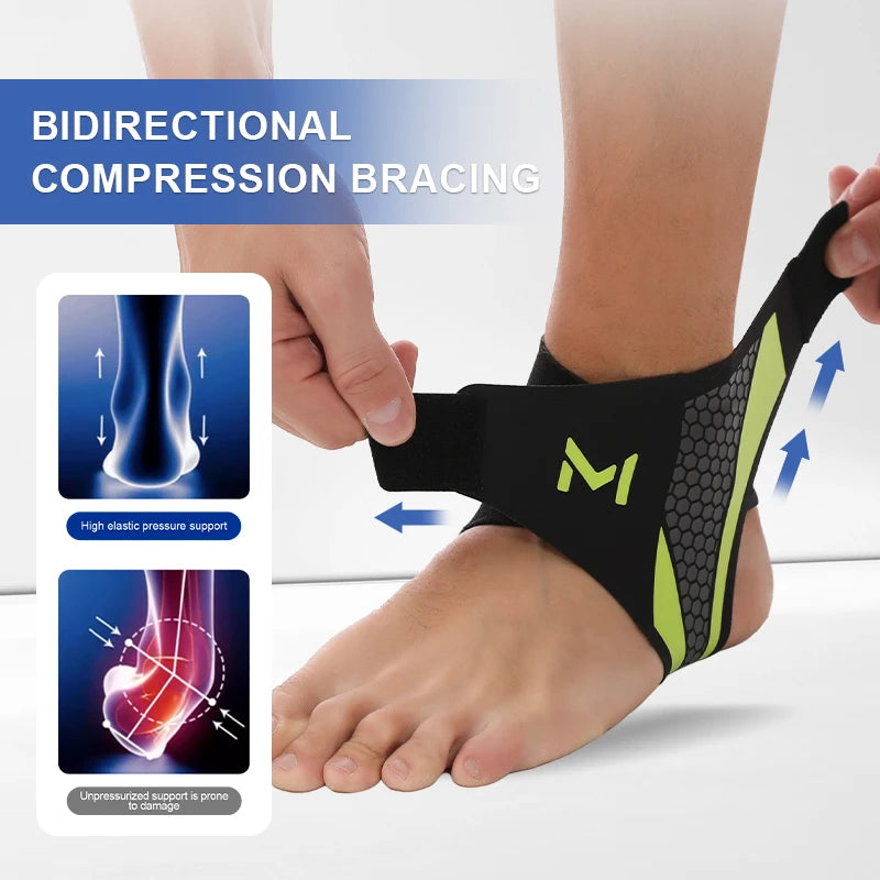 1pc Cooper Ankle Support Compression Foot Sleeves for Men and Women Bracer Ankle Protector Daily Sport Gym Workout Weightlifting