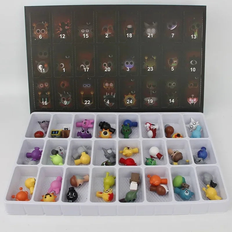 2025 new 24pcs/48pcs Sprunki Figures Mode Toys Sprunki Incredi box Anime Action Figures Sprunki Game Cartoon