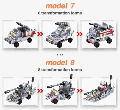 Navy Aircraft Carrier Building Blocks Military Tanks Ships Airplanes Model Warships Building Blocks Assembly Toy Set for Boys
