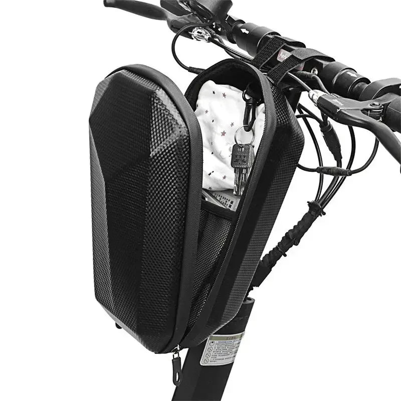 Waterproof E-Bike Front Bag 5L Big Capacity Scooter Tube Bag Wear-resistant Hard Shell Bicycle Storage Bag Bike Accessories