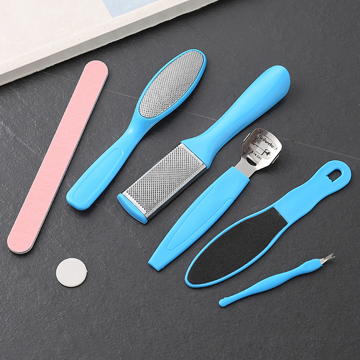 Professional Pedicure Tool Set, Stainless Steel Foot Care Kit, Dead Skin Remover, Pedicure Kit, Foot File Kit, Foot Healing Tissue Remover