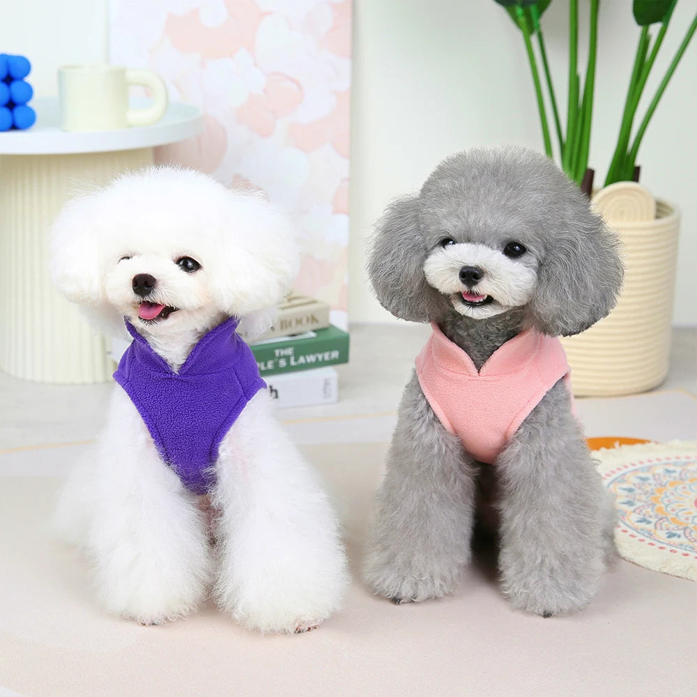 Warm Small Dog Clothes Soft Fleece Cat Dogs Clothing Pet Puppy Winter Vest Costume For Small Medium Dog Cats Chihuahua Yorkie