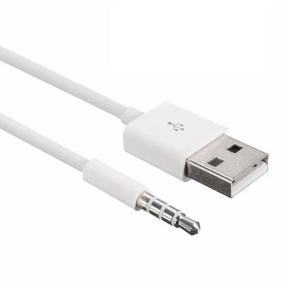 Charger Data USB 3.5mm Sync Audio Cable For IPod Shuffle 3rd 4th Gen Accessory Earphone Charging 15cm