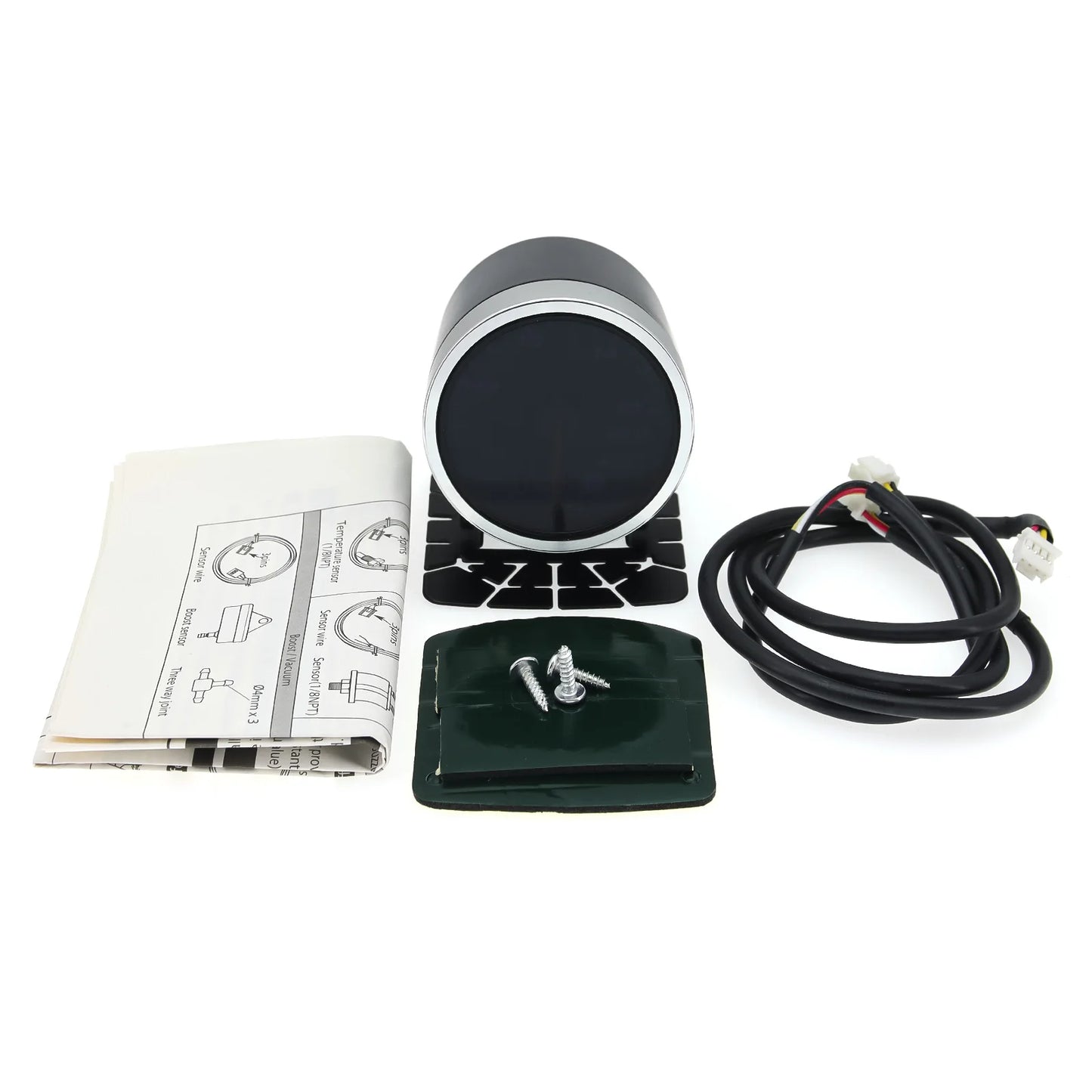 Universal Auto 12V 52mm 8 Color Racing Car Oil Pressure Water Oil Temp EGT Exhaust Temp Turbo Boost Tachometer Gauge Meter