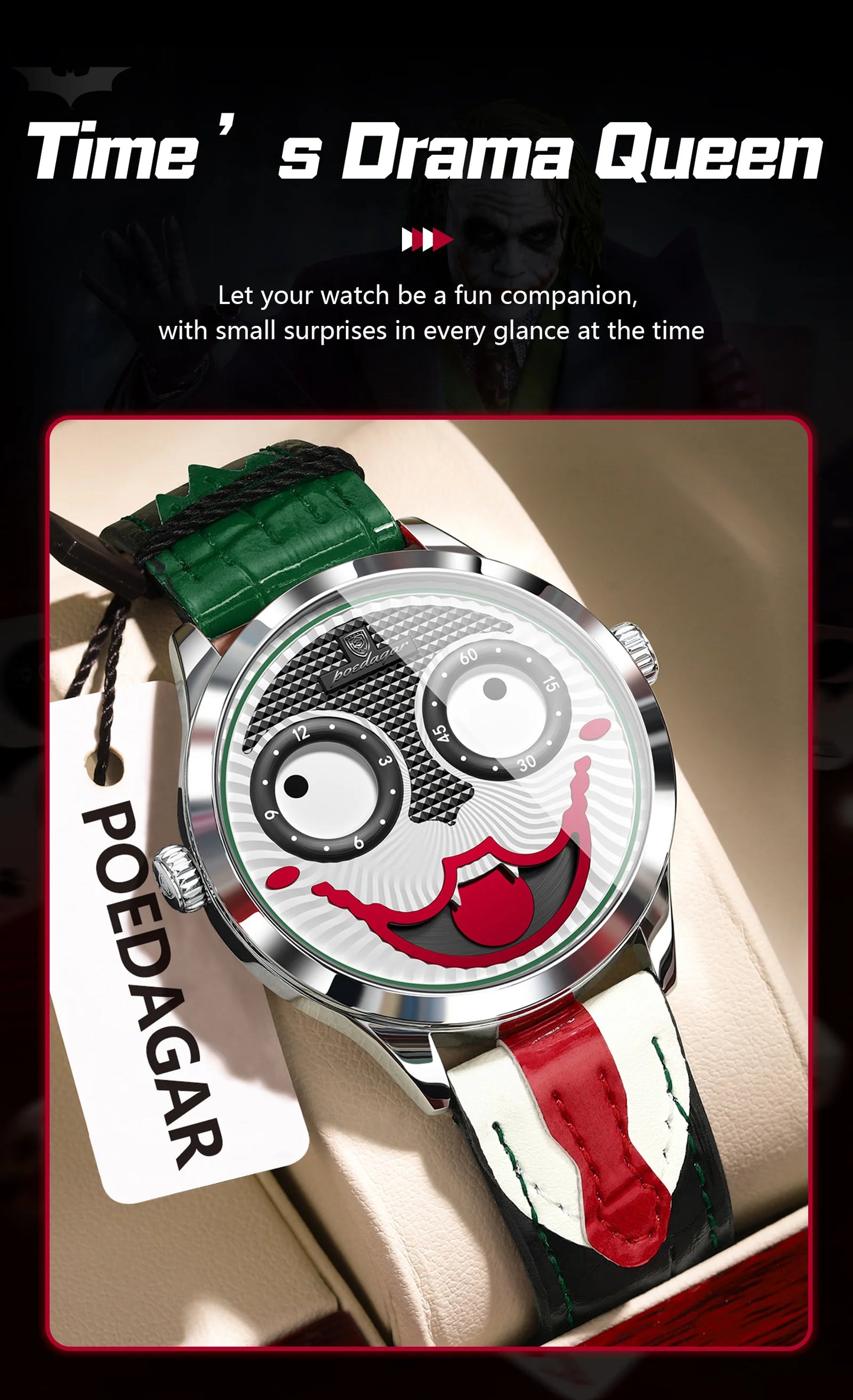 POEDAGAR Original Luxury Watch For Man Waterproof High Quality Male Wristwatch Quartz Leather Sports Fashion Men's Watches Reloj