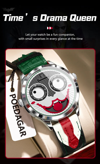 POEDAGAR Original Luxury Watch For Man Waterproof High Quality Male Wristwatch Quartz Leather Sports Fashion Men's Watches Reloj