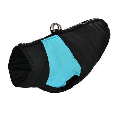 Waterproof Pet Dog Coat Vest For Small Large Dogs Winter Warm Puppy Clothes with D-ring Kitten Costume Golden Retriever Jacket