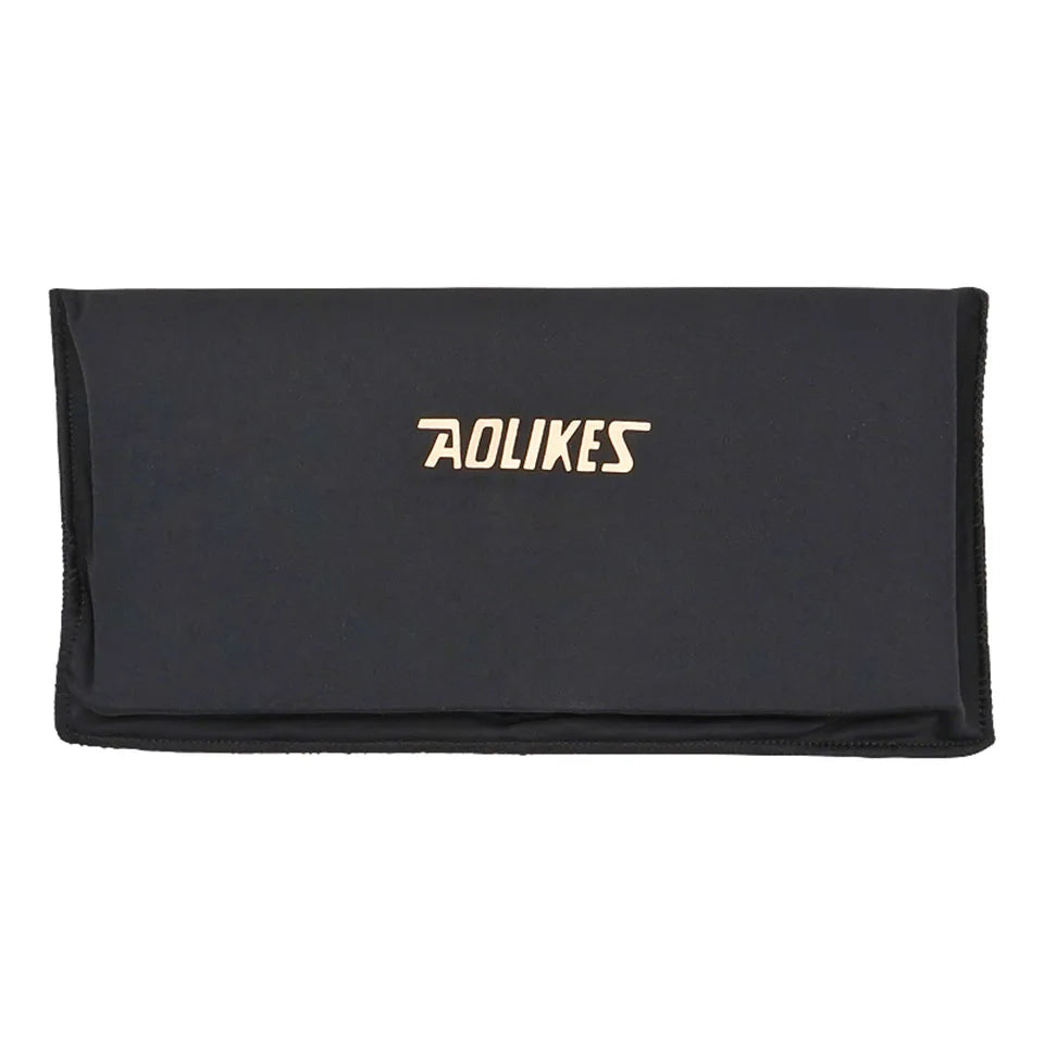 AOLIKES 1PCS Hot and Cold Relief Gel Knee Sleeve,Heat or Ice Therapy for Knee Relief,Contoured Hydrogel Design for Comfort