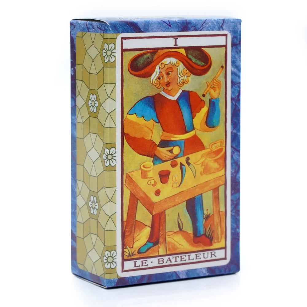 Tarot español Fournier Juego de Sociedad El Tarot de Marsella 78 cartas a todo color y folleto de instrucciones Tarot español