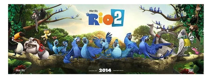 New Rio 2 Movie Cartoon Plush Toys 30cm Blue Parrot Blu & Jewel Bird Dolls Christmas Gifts For Kids Plush Toy