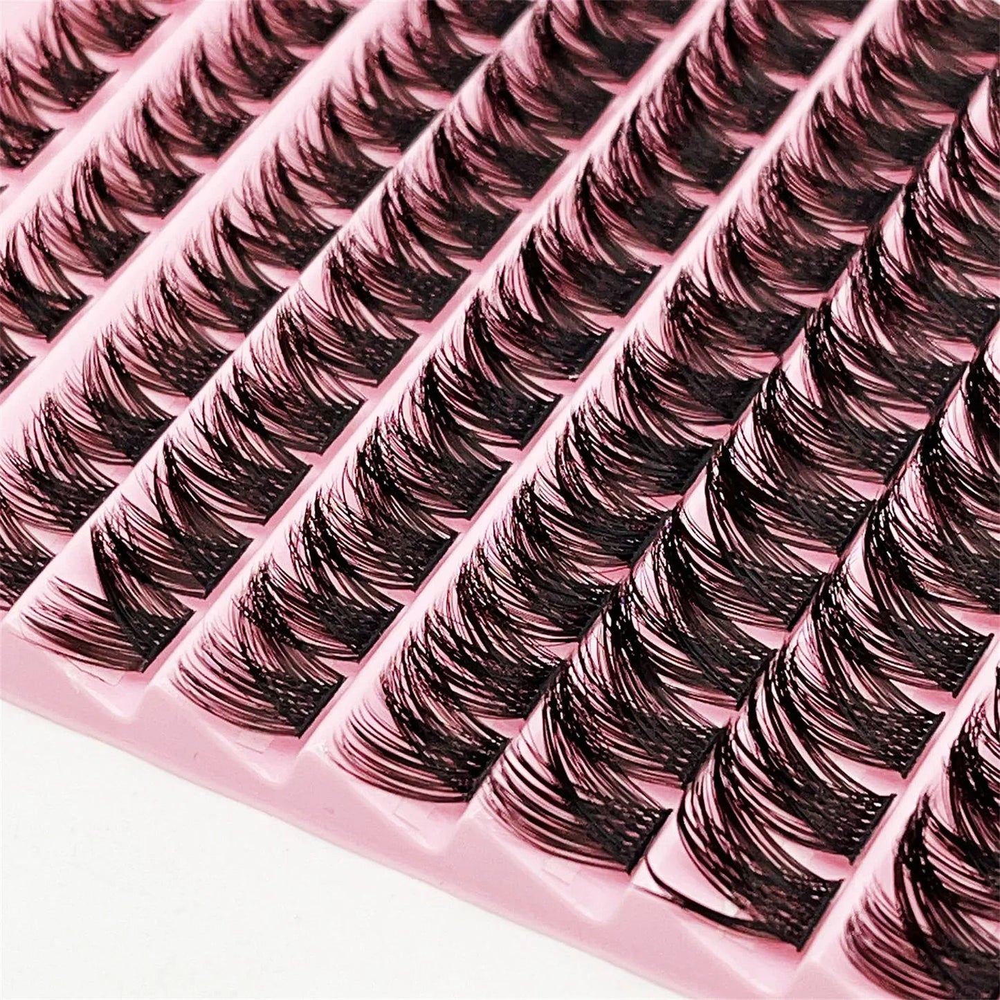 Lash Clusters 120pcs Cluster Lashes 8-16mm Individual Lashes Natural Look D Curl Fluffy Cluster Lashes DIY Eyelash Extension