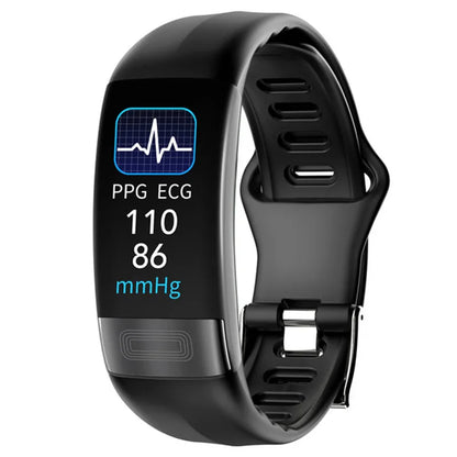 ECG+PPG Smart Wristband Fitness Tracker for Women Men Calorie Blood Pressure Waterproof Sport Smartband Health Smartwatch