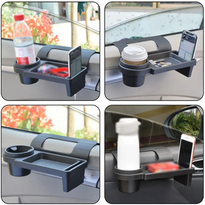 Car Cup Stand Phone Holder Mount Tray Side Door Window Storage Barrel Pocket Hanging Storage Rack with Auto Interior Accessories
