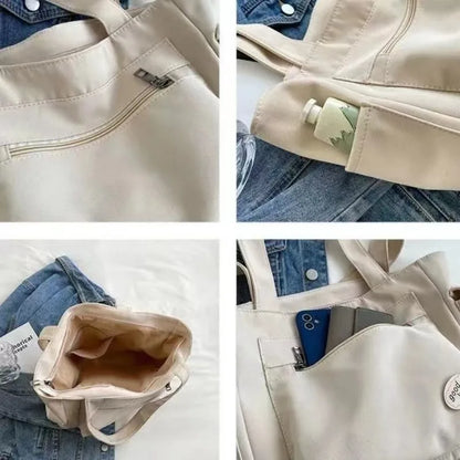 2025 Fashion Shoulder Bag for Women's Class Large Capacity Student Tote Bag  New Canvas Commuter Handbag Women Bag Eco Bag