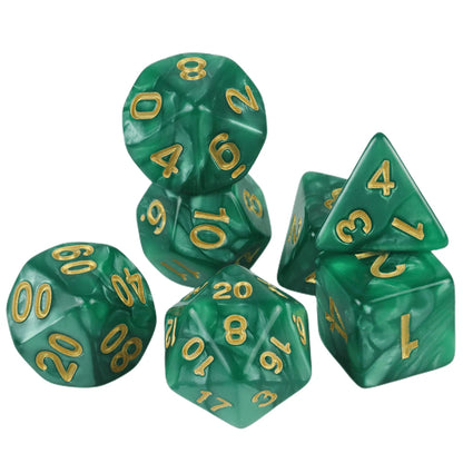 Custom Dice DND Marble Dice Various Colours Available And Beautiful Marble Effect Pearl Veins Effect For Party Roll Playing Game