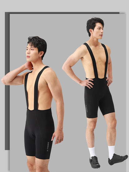 X-TIGER Men's Cycling Bib Shorts 120 Density Gel Cushion Mountain Road Bike Cycling Shorts Outdoor Casual Sports Bib Shorts