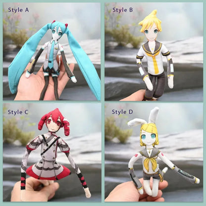 Funny Kasane Teto Plush Toys Anime Merchandise Fan Collection Decorative Ornaments Twistable Wire Frame Gift For Children Friend