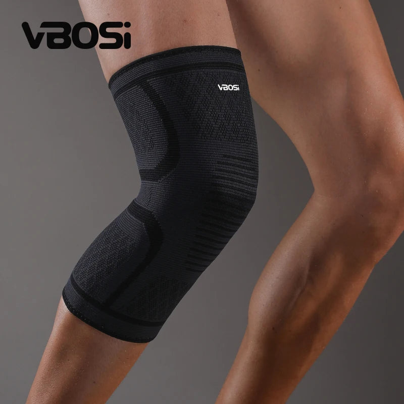 1 Pc Elastic Breathable Compression Knee Support Sleeve for Basketball Running Cycling