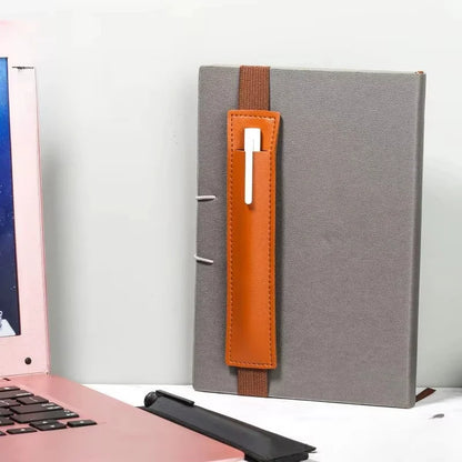 Leather Adjustable Elastic Band Pen Holder, Pen Pouch For Planner, Pen Holder For Notebook, Notebook Pen Holder