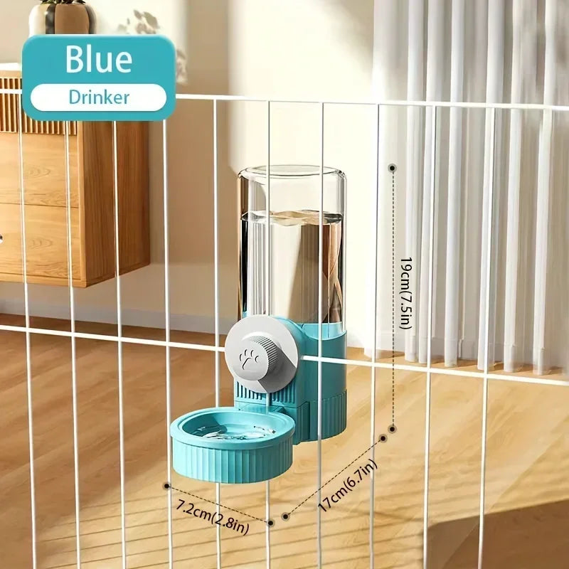 New Tepy Gravity Pet Auto Feeder Waterer Dog Water Supplies Hanging Cage Dog Basin Cat Bowl Automatic Feeder Pet Supplies