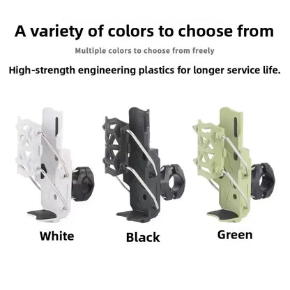 1 Set 360 Degree Adjustable Handlebar Cup Cage Universal Bike Motorcycle Water Bottle Holder For MTB Road Cycling ADV Motorbikes