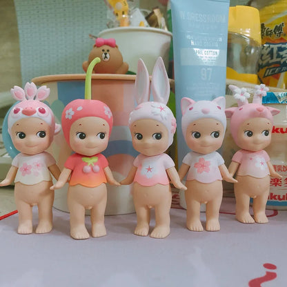 Sonny Angel Cherry Blossom Series Pink Blind Box Toys Anime Action Figure Model Original Ornament Children's Birthday Gifts
