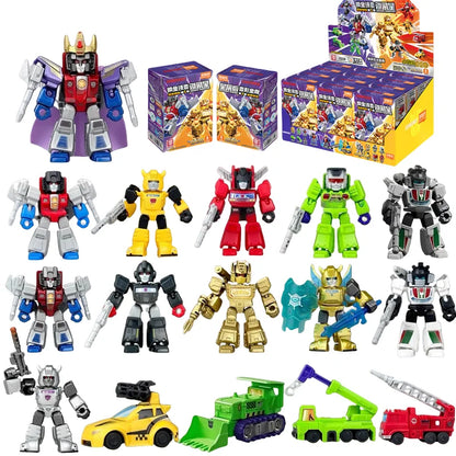 Blokees Transformation Optimus Shockwave Prime Megatron Starscream Bumblebee Anime Figure Robot Assembly Toys Blind Box Gifts