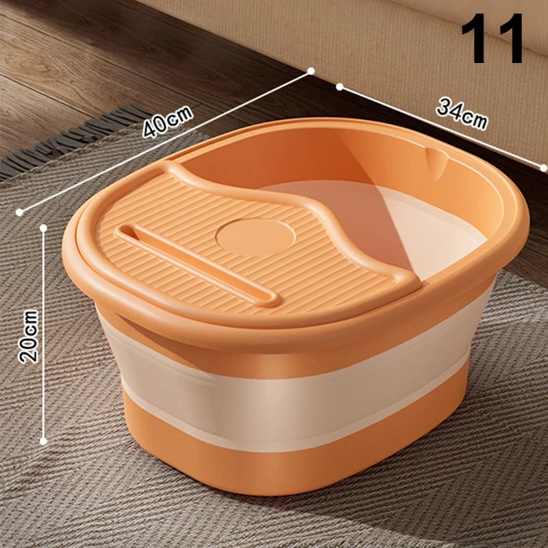 1Pcs Foldable Home Foot Bath Bucket Portable Foot Soak Foot Tub Massage Foot Wash Leisure Health Bucket Foot Bath Basin