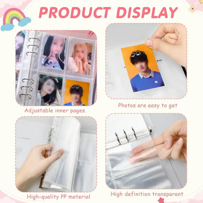 10pcs Photo Album Inner Pages A5 Kpop Binder Photocard Holder Photocard Binder Inlay Idol Card Collect Book Inner Page 포토카드 바인더