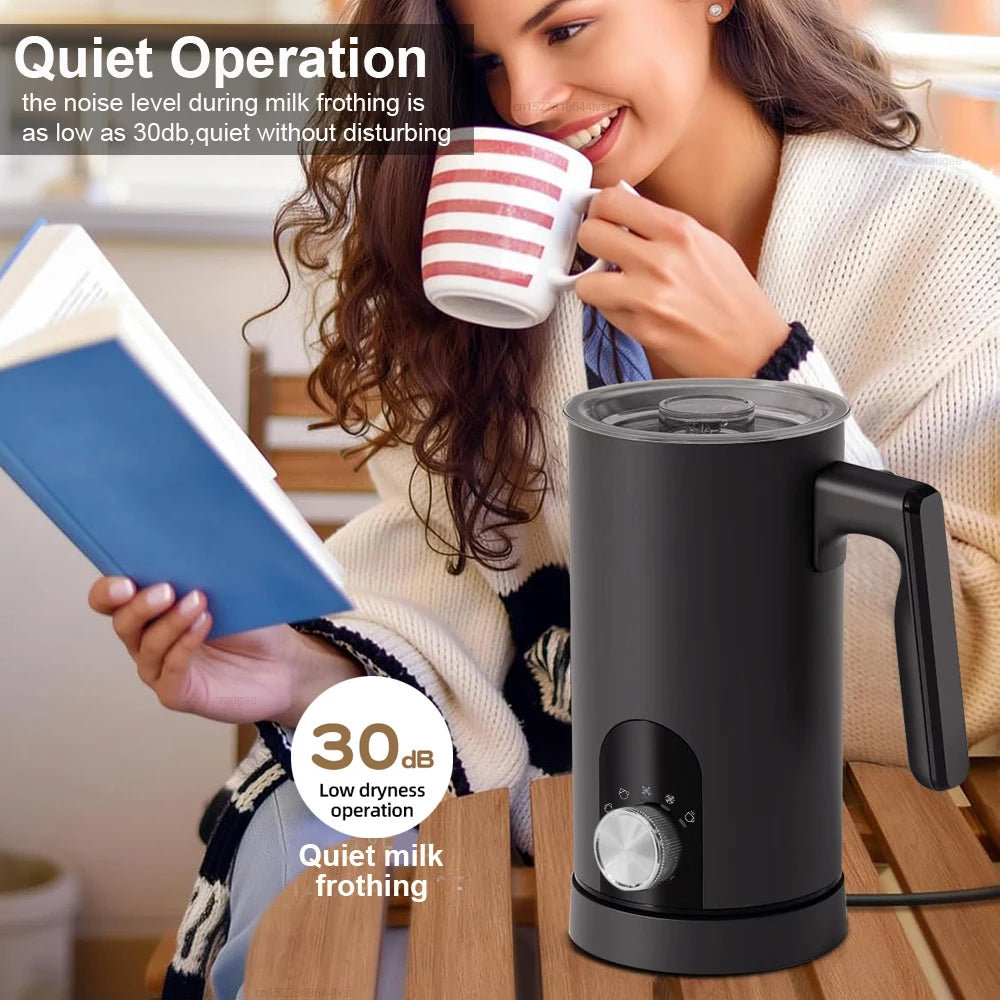 Electric Milk Frother Milk Foam Machine Automatic Milk Foamer for Cappuccino Coffee Latte 5in1 Electric Milk Frother Foam Maker