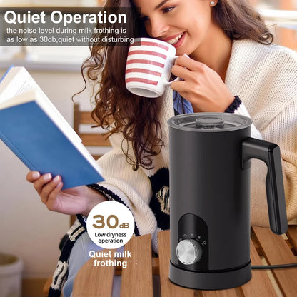 Electric Milk Frother Milk Foam Machine Automatic Milk Foamer for Cappuccino Coffee Latte 5in1 Electric Milk Frother Foam Maker