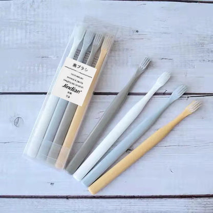 12-pack small head toothbrush, small brush head takes care of gums and mouth to remove stains, couple toothbrush,-