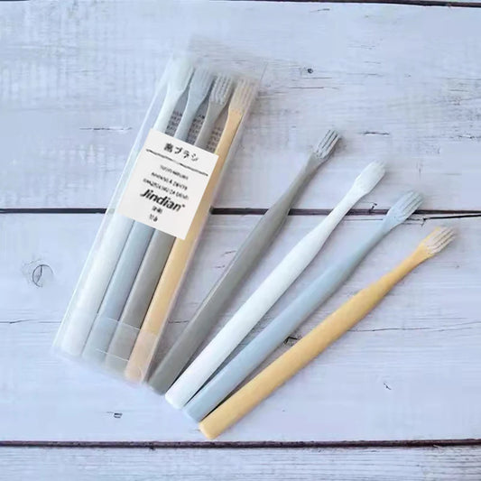 12-pack small head toothbrush, small brush head takes care of gums and mouth to remove stains, couple toothbrush,-