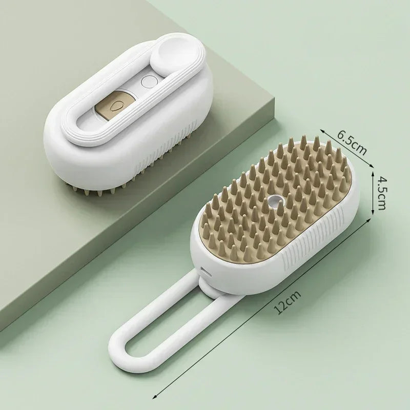 Pet Steam Brush Cat Dog Cleaning Steamy Spray Massage Beauty Comb 3 in 1 Hair Removal Grooming Supplies Pets Accessories Comb