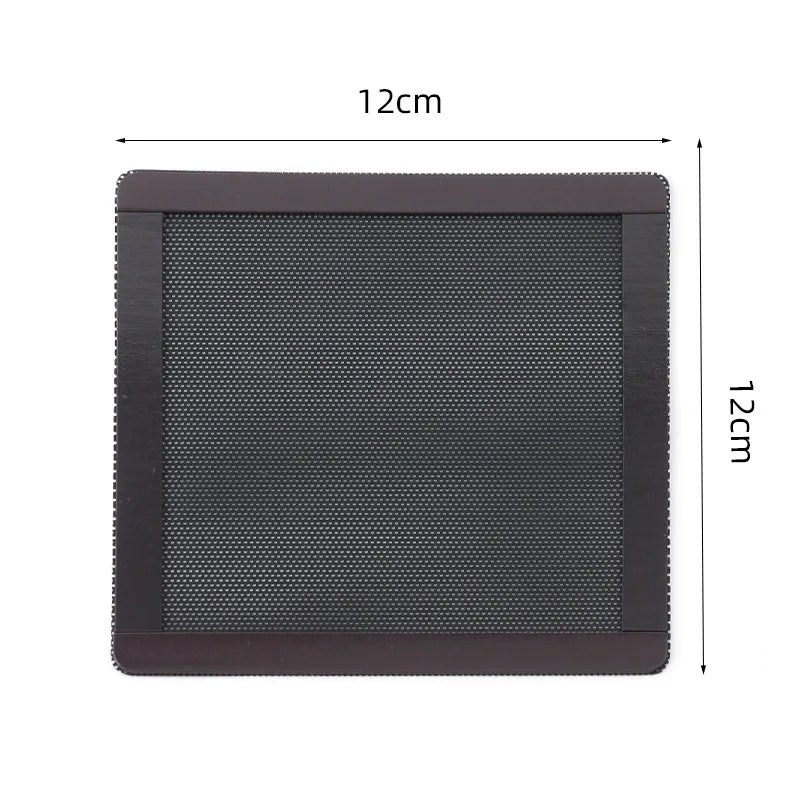 12x12cm 12x24cm Dust Filter For Computer Cooler Fan, Magnetic Frame PC Fan Dust Mesh PC Cooler Filter Dustproof PVC Cover