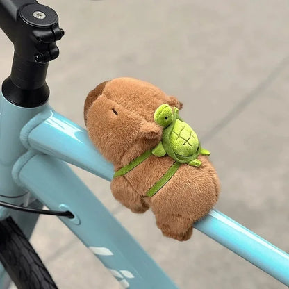 Capybara Clap Circle Toys  Capybara Plush Hand Ring Wristband Kawaii Stuffed Animal Doll Curtains Bicycle Party Decor Kids Gift