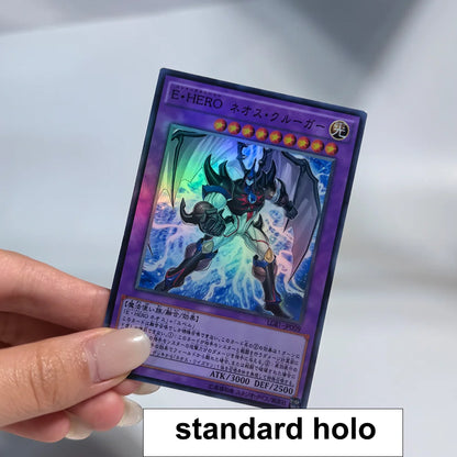 Custom Game Cards Foil/Regular Card DIY PTCG Personalized Cards Board Game Party Games Any Picture Black/Blue Core Card