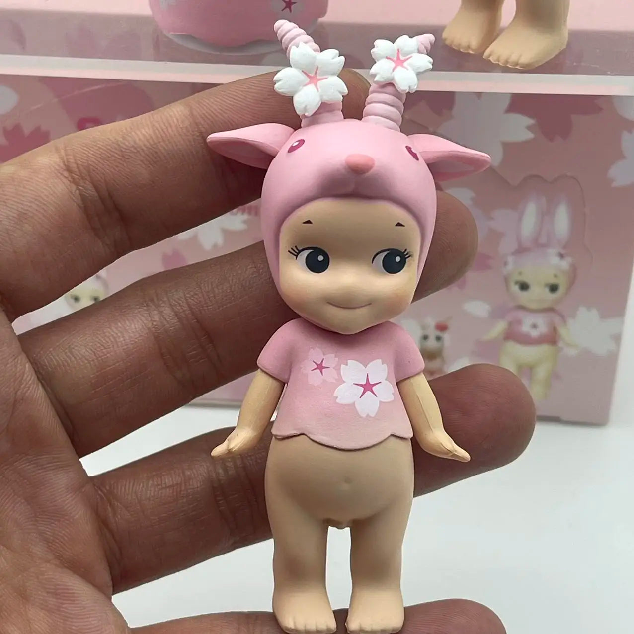 Sonny Angel Cherry Blossom Series Pink Blind Box Toys Anime Action Figure Model Original Ornament Children's Birthday Gifts