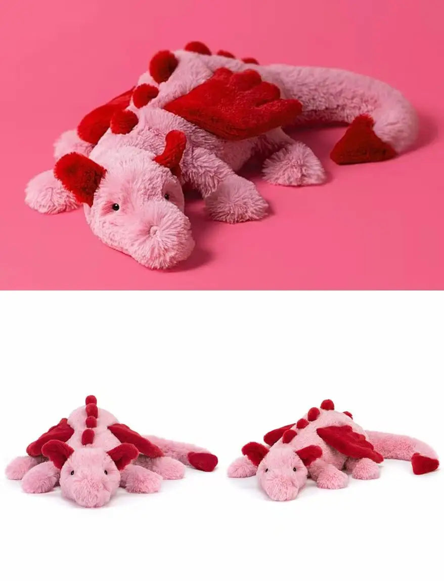 Jc Valentine Day Gift Must Have Chic Heart Gift Box Plush Toy Doll New Year Gift 26 Year of the Horse New Product Feixin Dragon