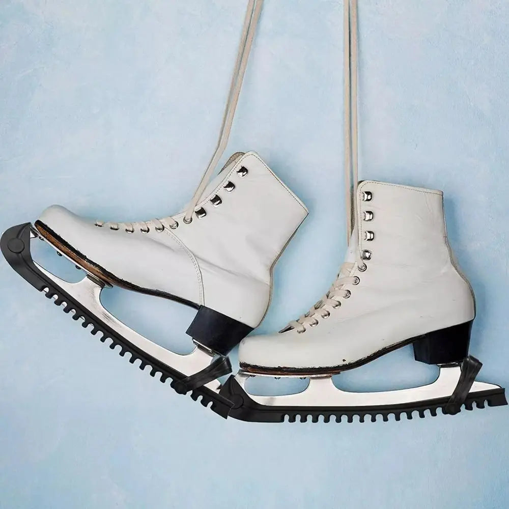 1 Pair Universal Non-Slip Ice Blade Protector Protector Sleeve Adjustable Ice Skate Guards Wear-Resistant Ice Skate Blade Guards