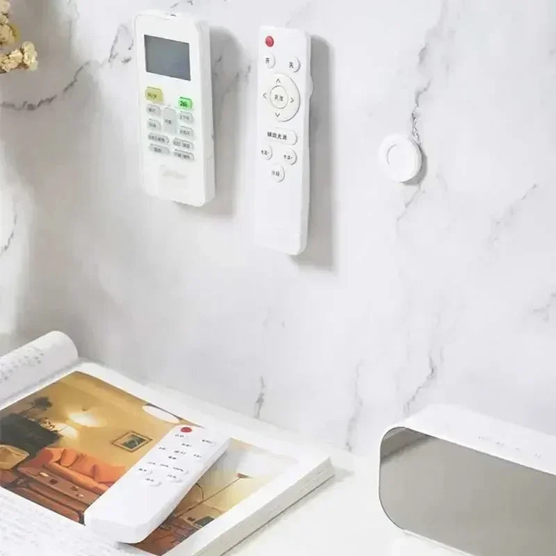 Strong Magnetic Hook Magnet Remote Control Hook Home Organizer Iman Magnetic Wall Hanging Keychain Hooks Anti-lost Storage Ring